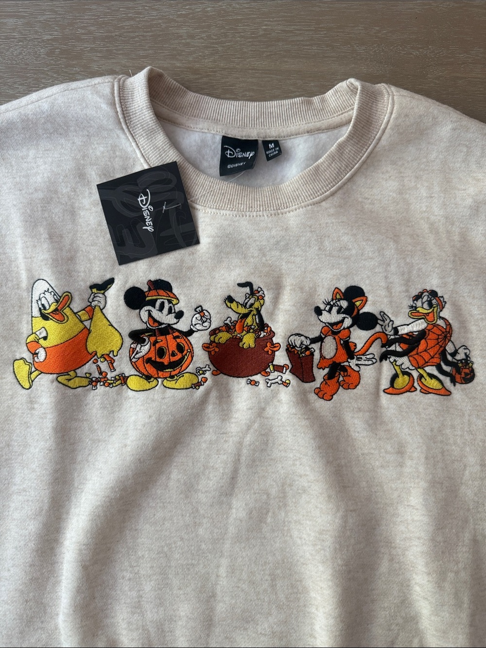 NWT Disney Halloween Mickey & Friends Crewneck Sweater | M - Picture 2 of 9